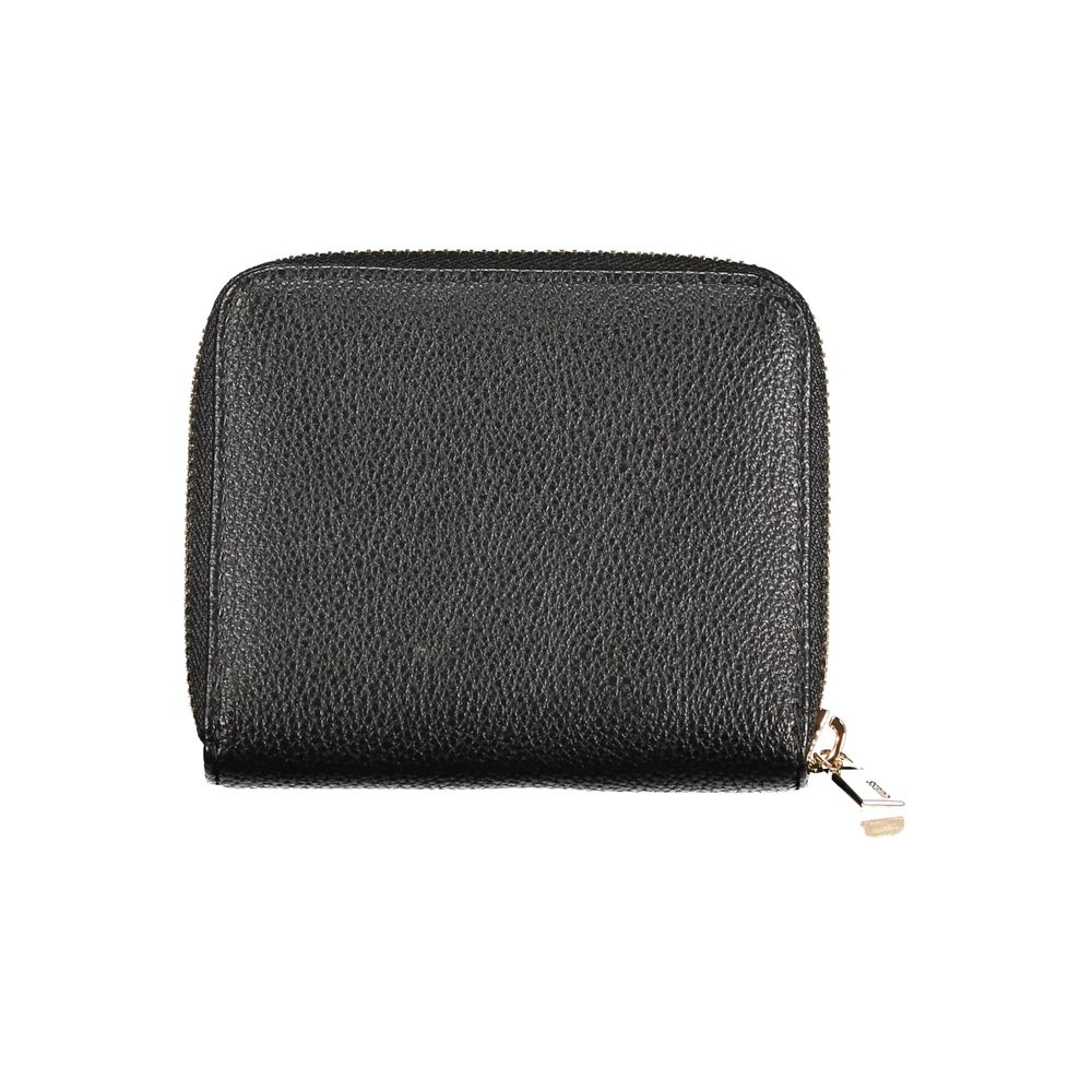 Guess Jeans Nero Poliuretano Women Wallet - Luxury Boutique Co