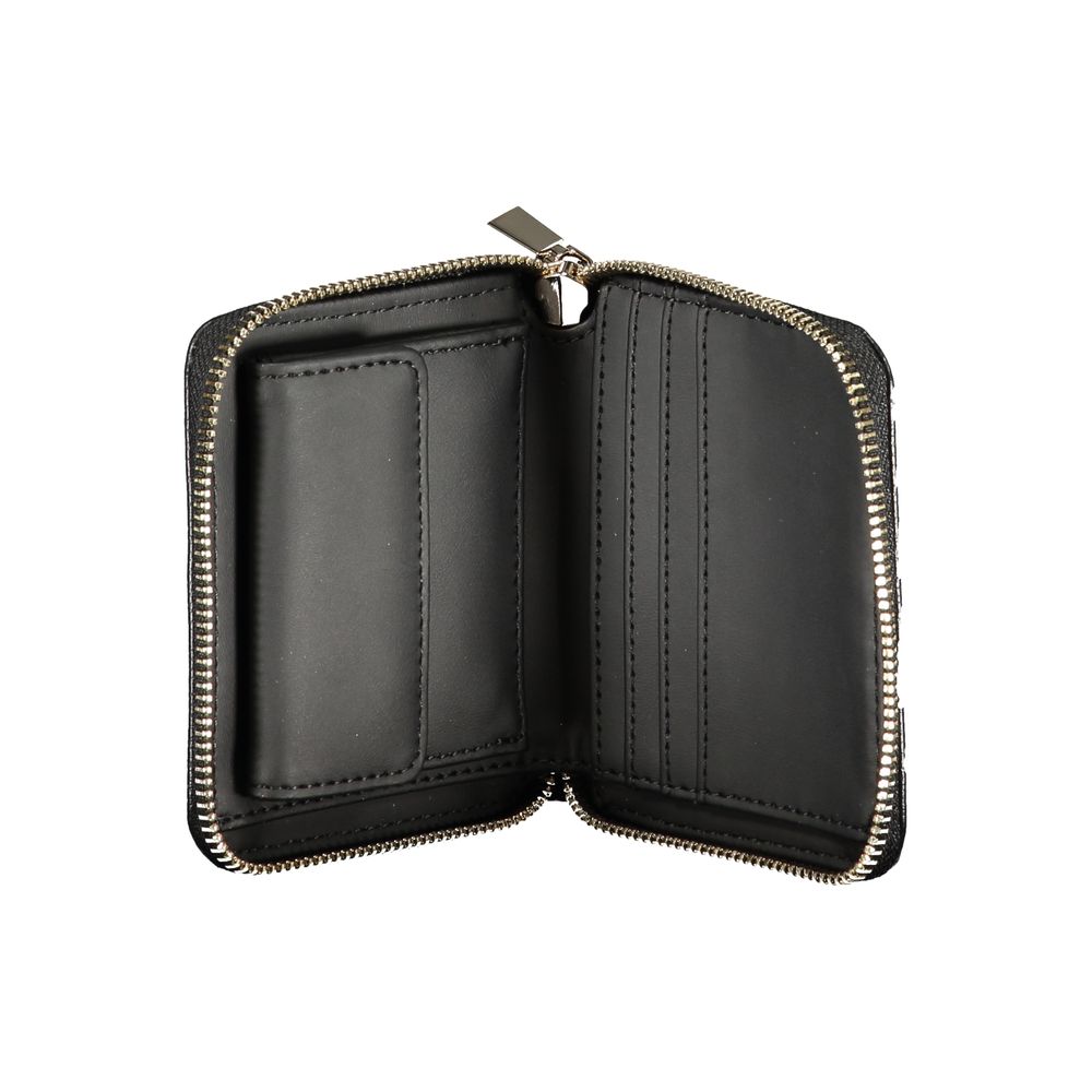 Guess Jeans Nero Poliuretano Women Wallet - Luxury Boutique Co