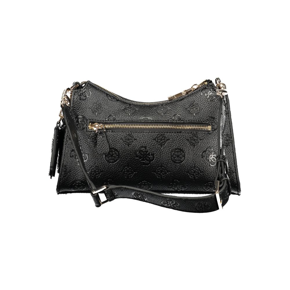 Guess Jeans Black Polyurethane Women Handbag - Luxury Boutique Co