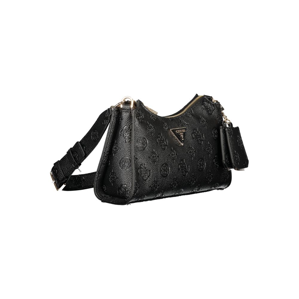 Guess Jeans Black Polyurethane Women Handbag - Luxury Boutique Co