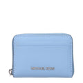 Michael Kors Light Blue Leather Cardholder - Luxury Boutique Co