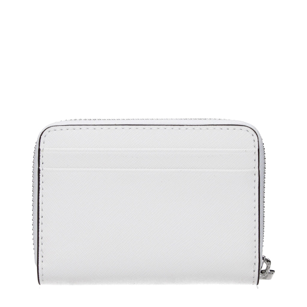 Michael Kors White Leather Cardholder - Luxury Boutique Co