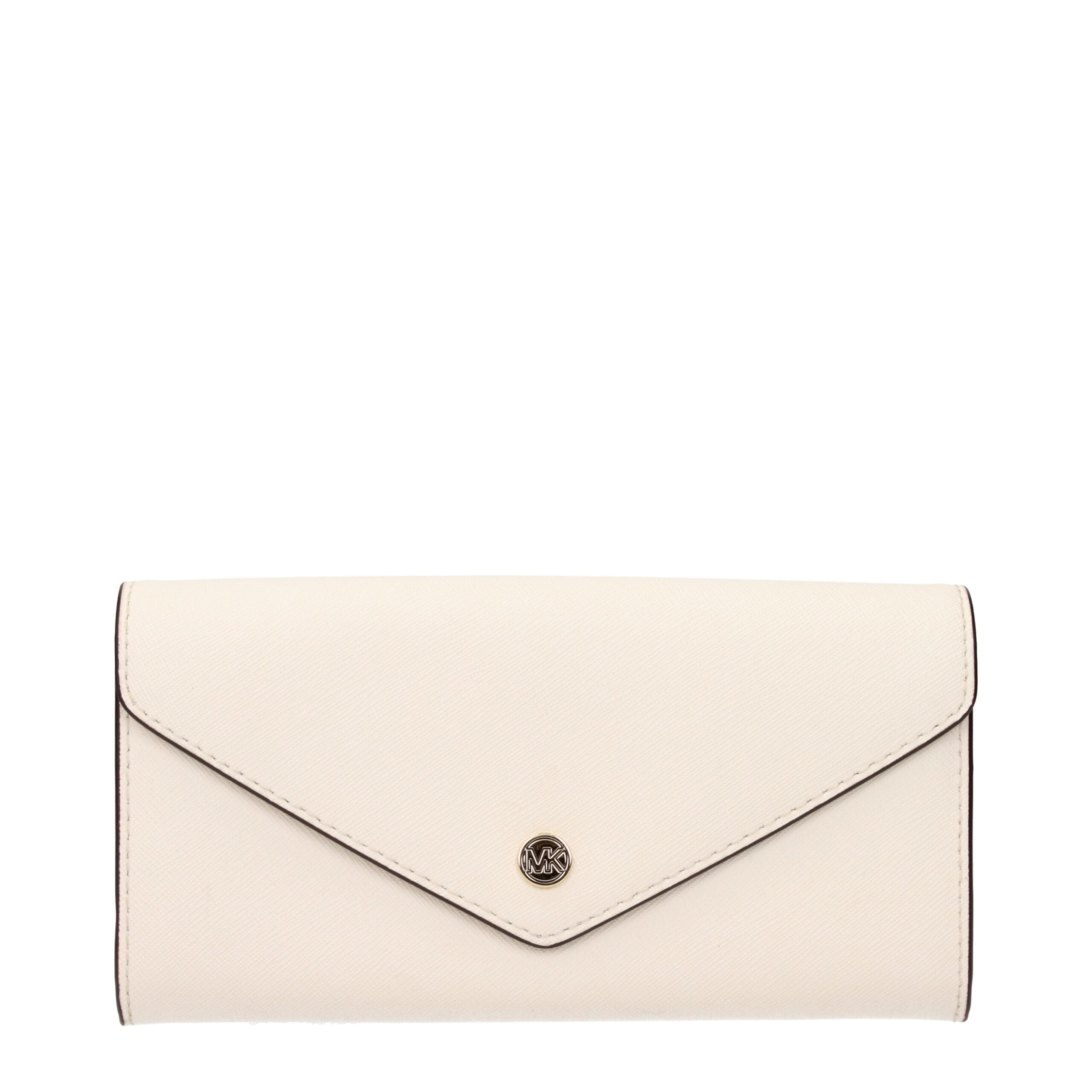 Michael Kors Beige Leather Wallet - Luxury Boutique Co