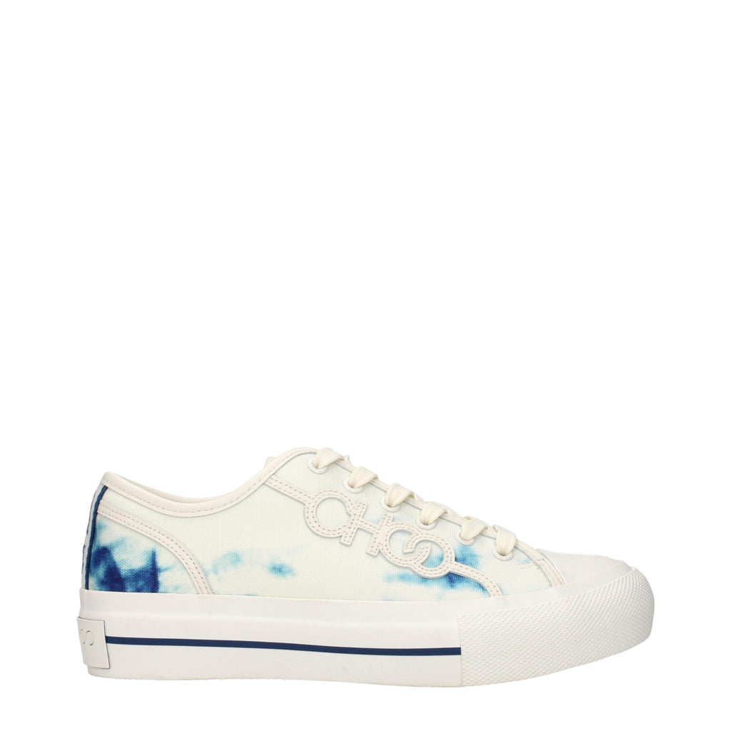 Jimmy Choo Beige Fabric Low Top Sneakers - Luxury Boutique Co