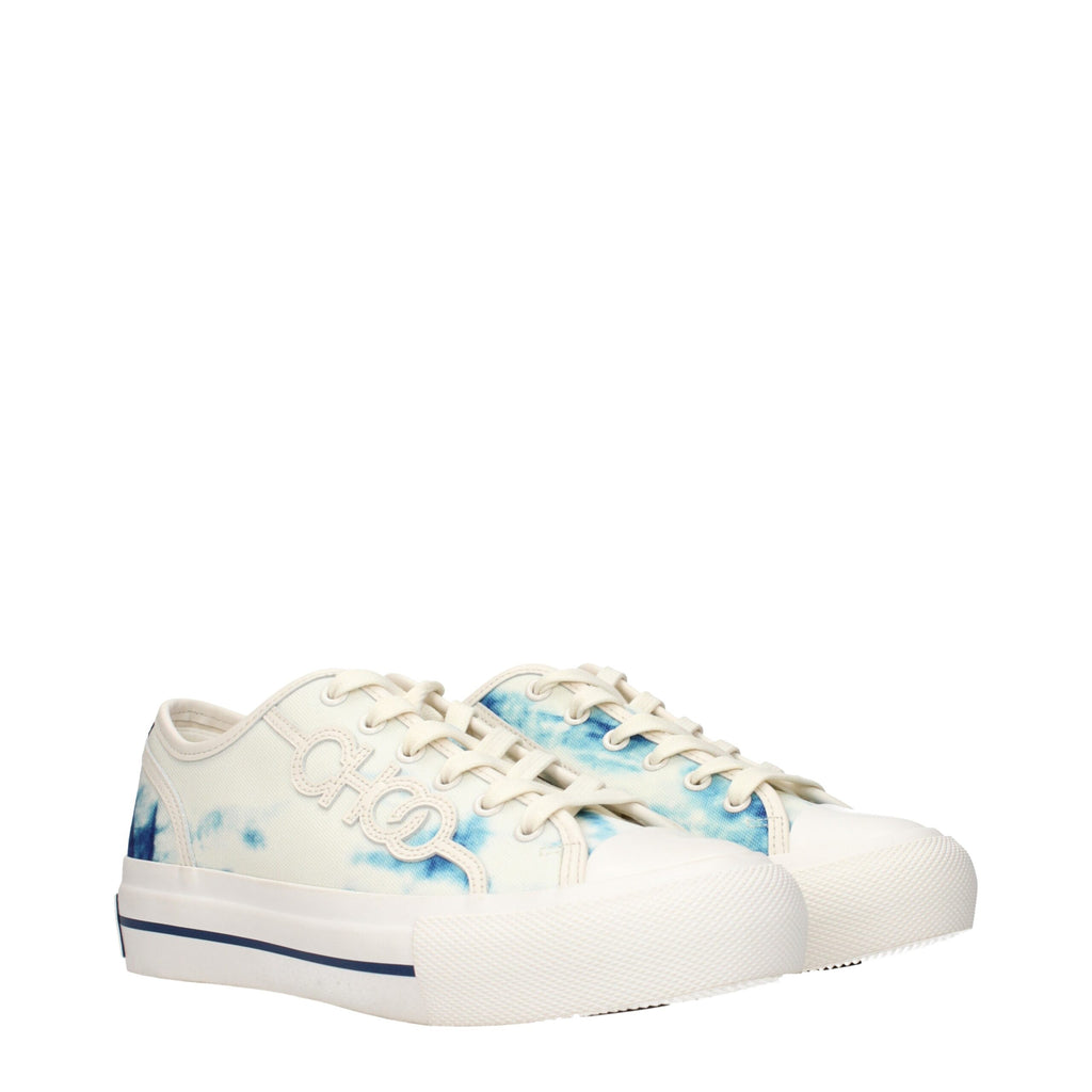 Jimmy Choo Beige Fabric Low Top Sneakers - Luxury Boutique Co
