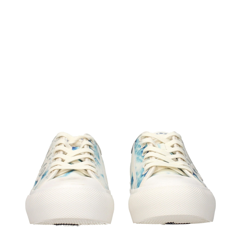 Jimmy Choo Beige Fabric Low Top Sneakers - Luxury Boutique Co