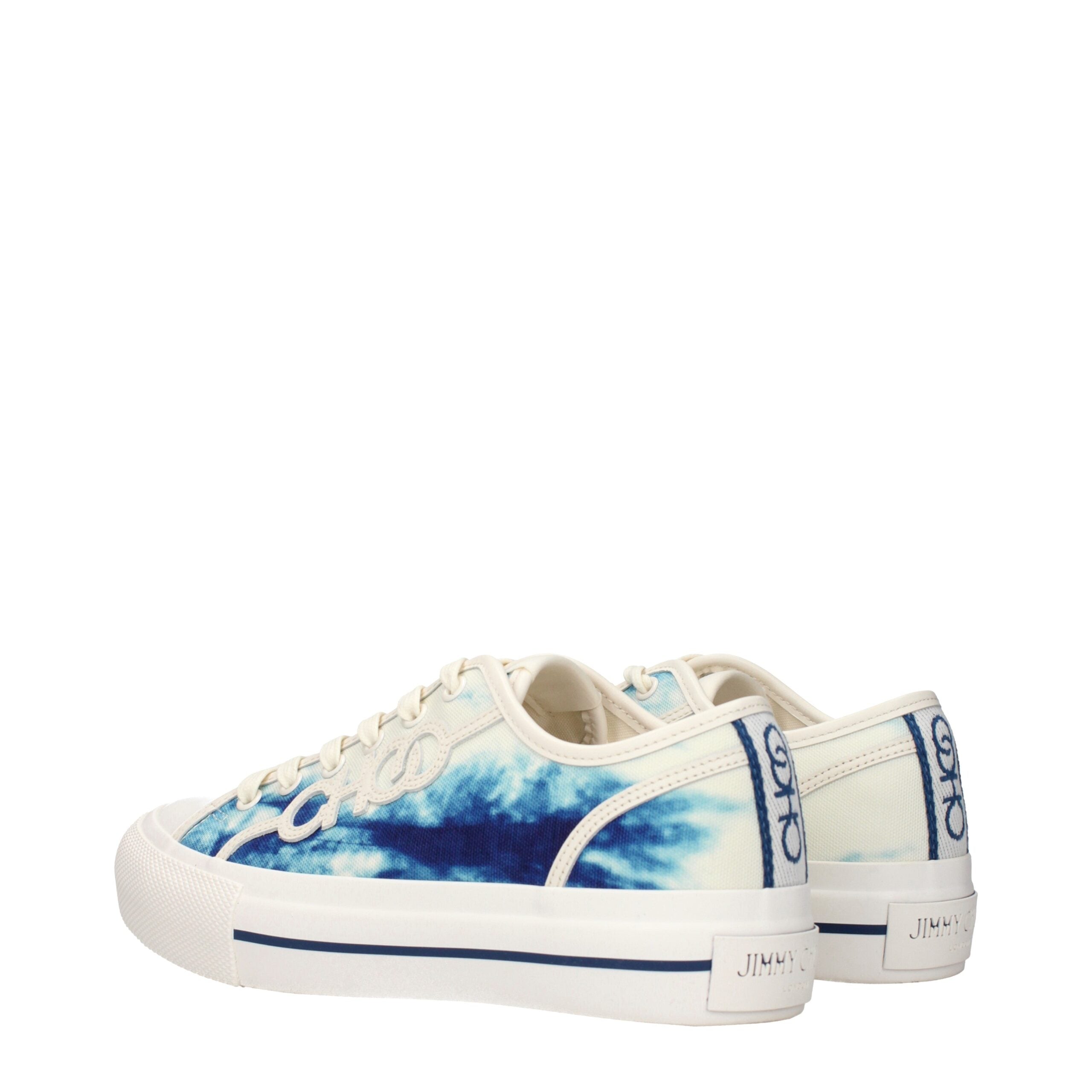 Jimmy Choo Beige Fabric Low Top Sneakers - Luxury Boutique Co