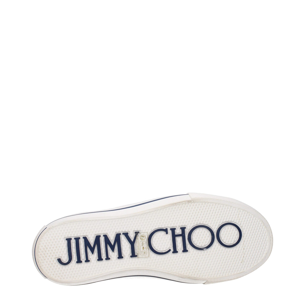 Jimmy Choo Beige Fabric Low Top Sneakers - Luxury Boutique Co