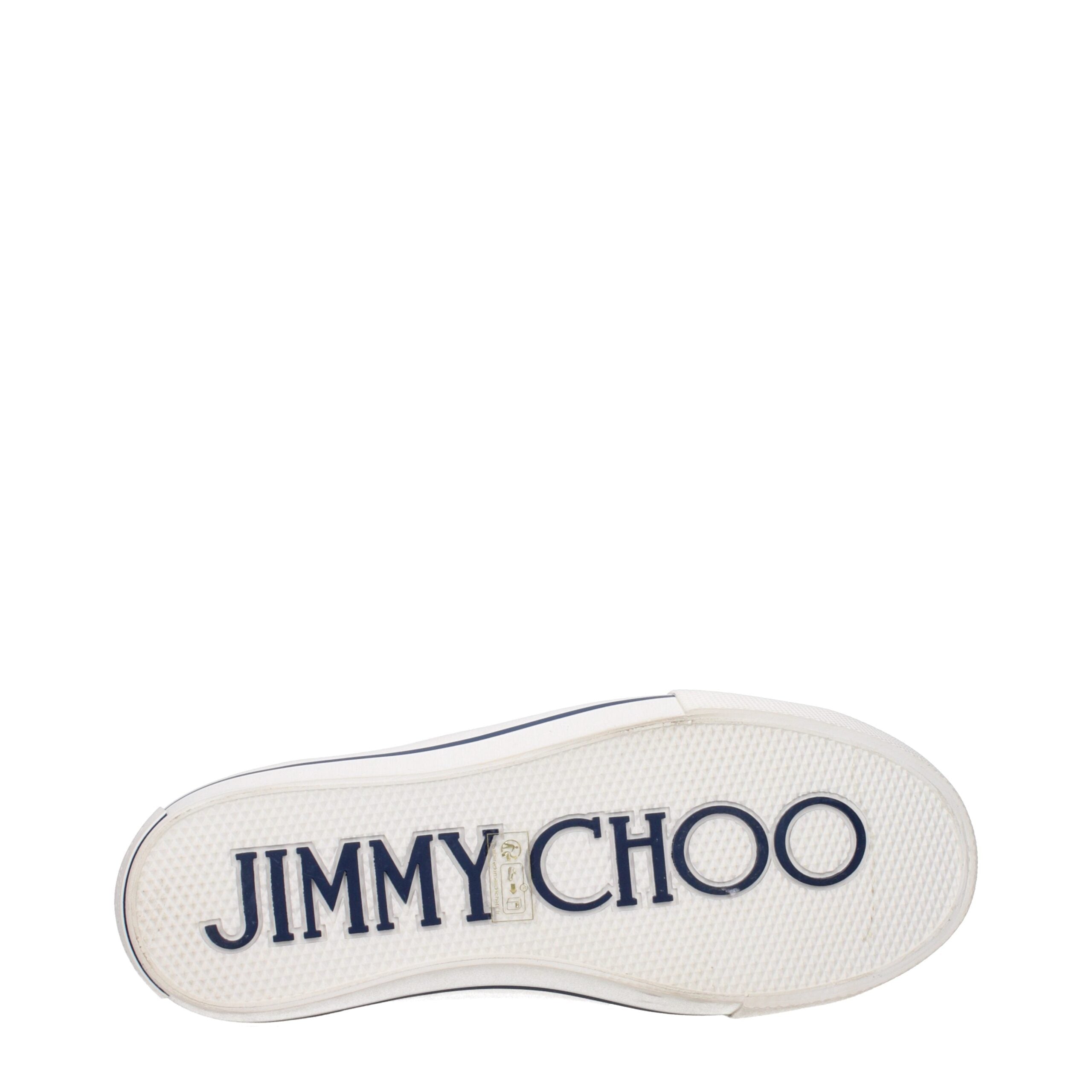 Jimmy Choo Beige Fabric Low Top Sneakers - Luxury Boutique Co