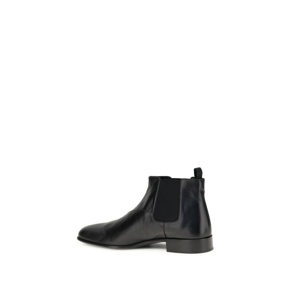 Prada Black Goatskin Ankle Boots - Luxury Boutique Co