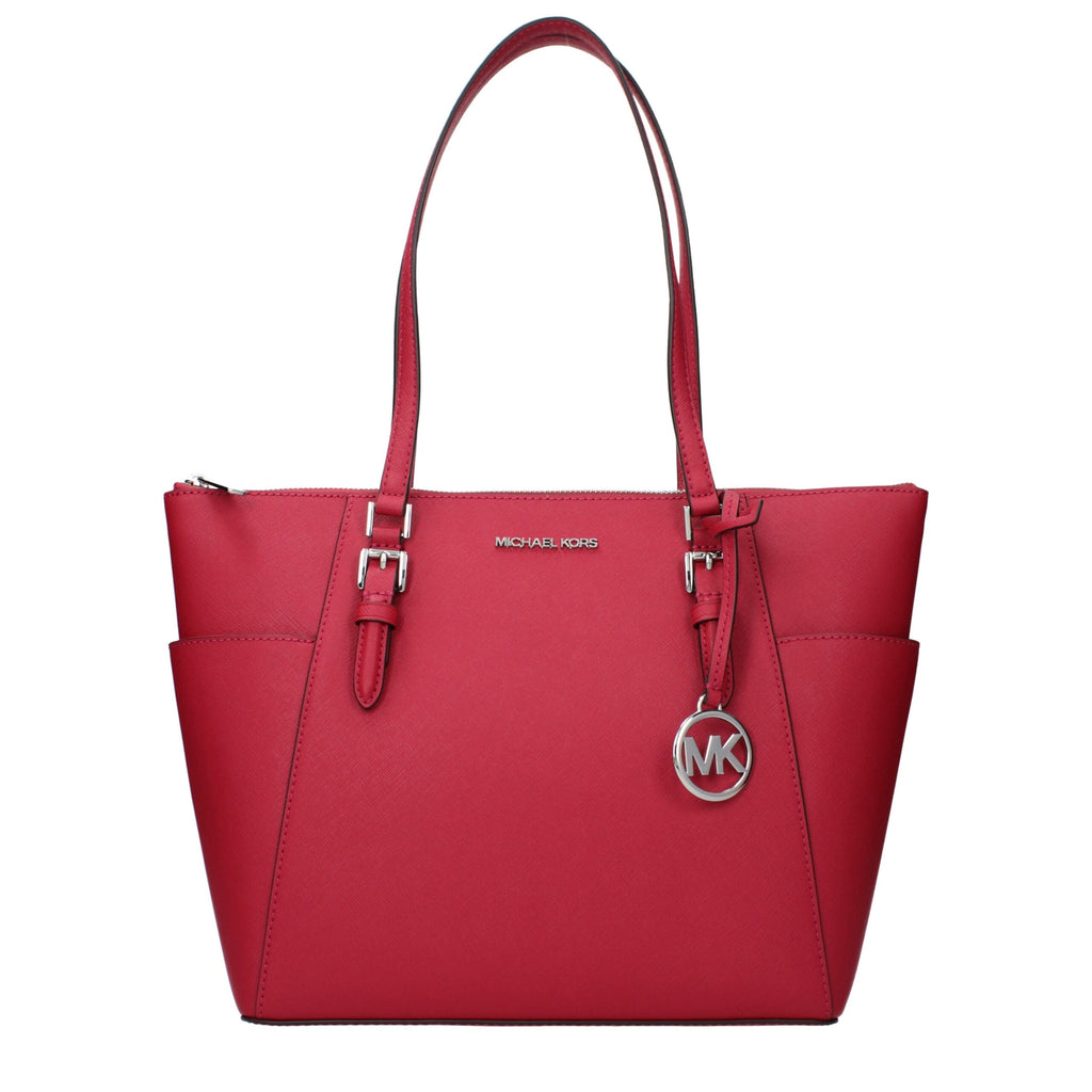 Michael Kors Red Leather Shoulder Bag - Luxury Boutique Co