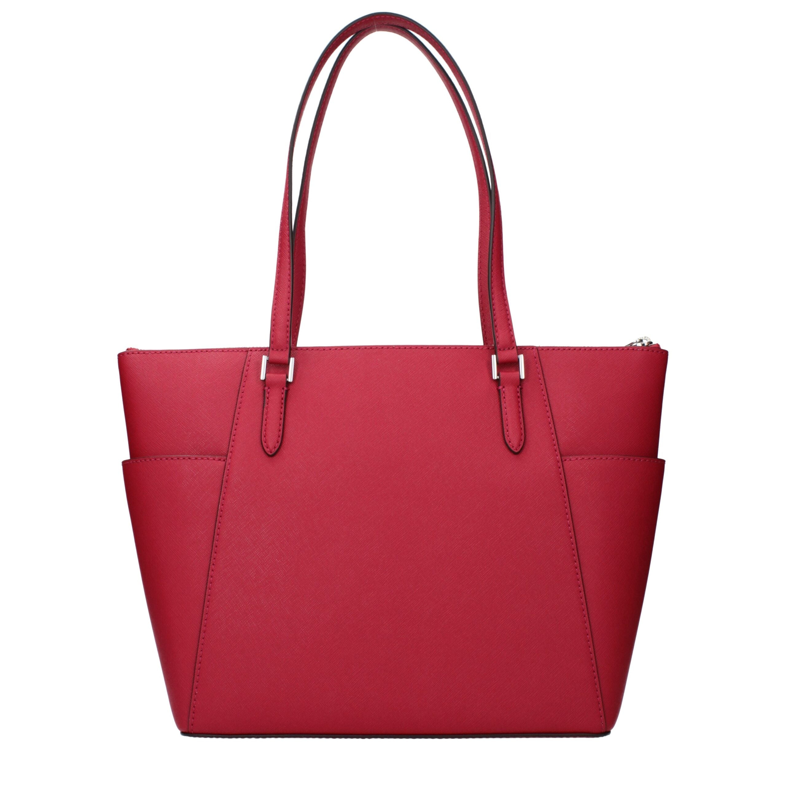 Michael Kors Red Leather Shoulder Bag - Luxury Boutique Co
