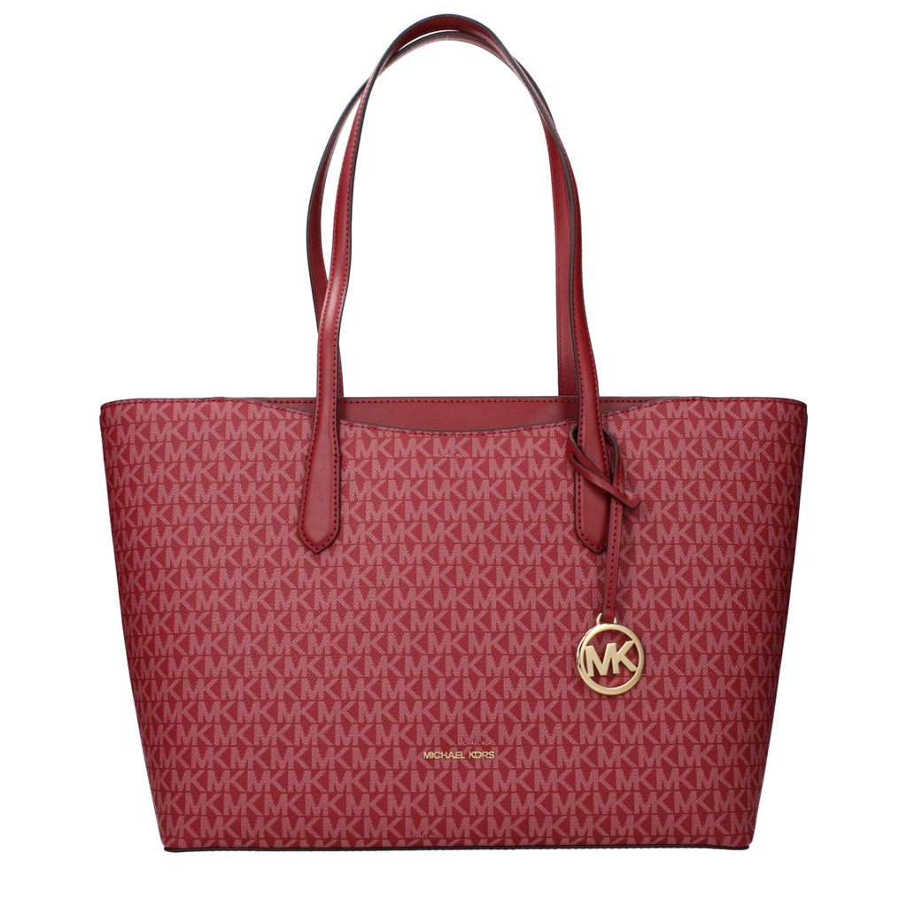 Michael Kors Red Fabric Shoulder Bag - Luxury Boutique Co