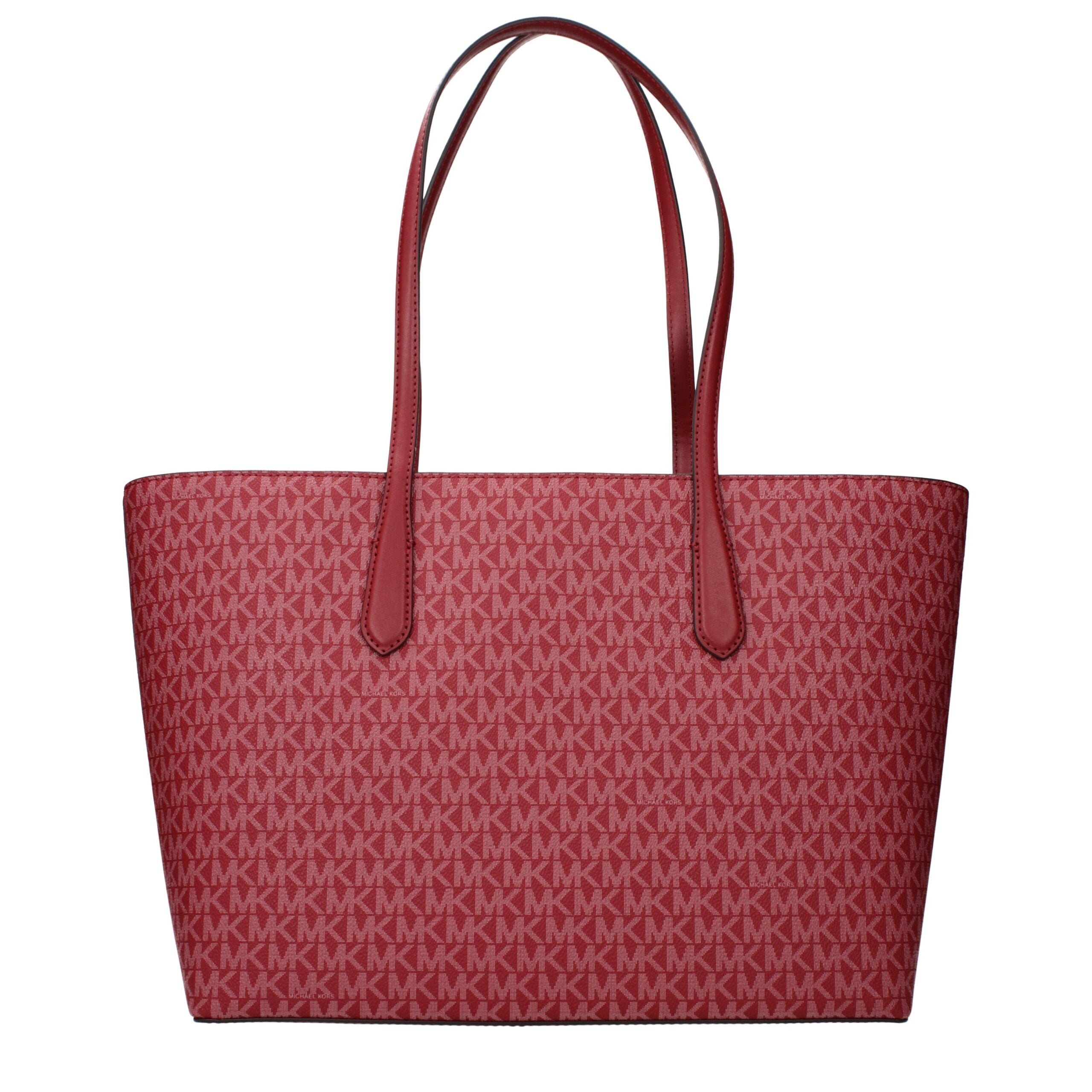 Michael Kors Red Fabric Shoulder Bag - Luxury Boutique Co