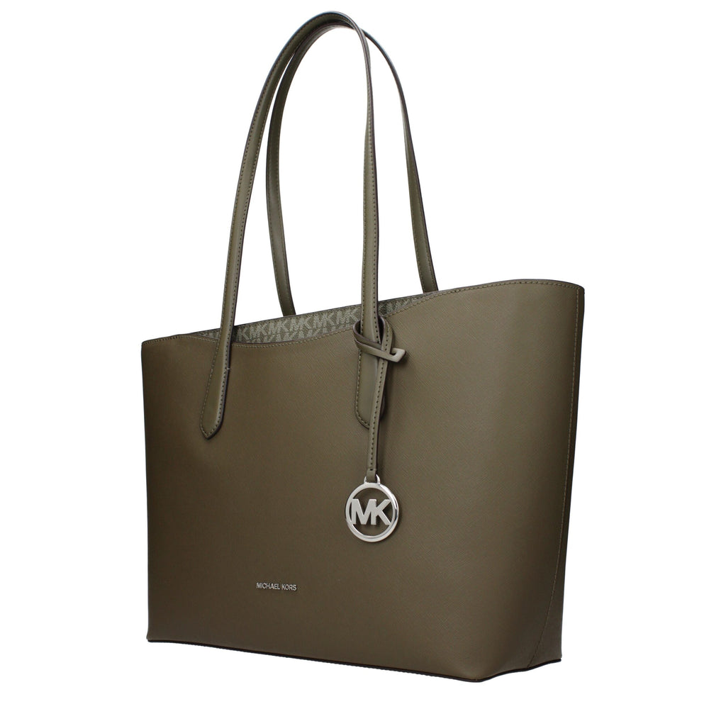 Michael Kors Green Fabric Shoulder Bag - Luxury Boutique Co