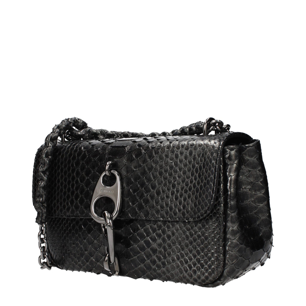 Tom Ford Gray Skin Shoulder Bag - Luxury Boutique Co