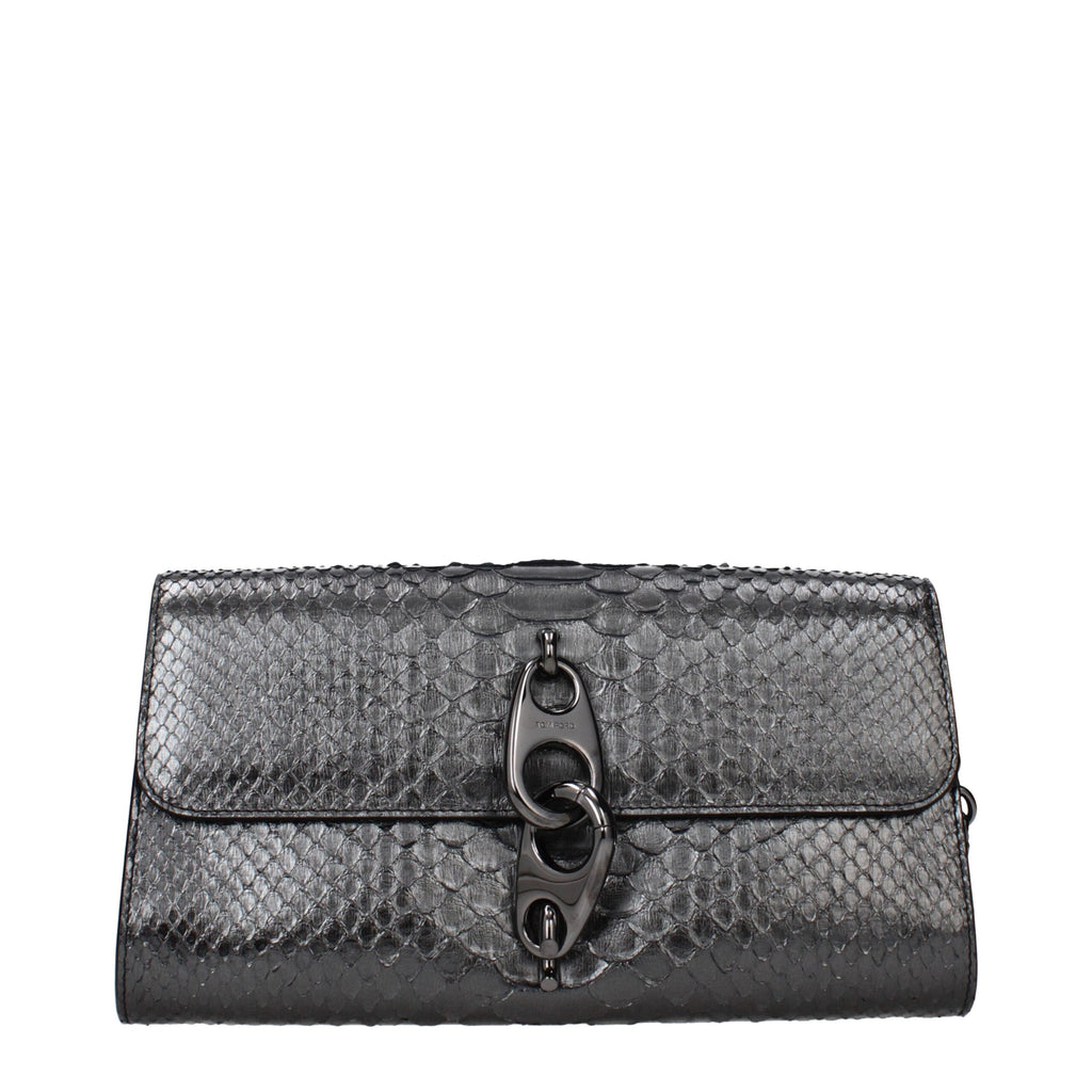 Tom Ford Gray Skin Clutch Bag - Luxury Boutique Co