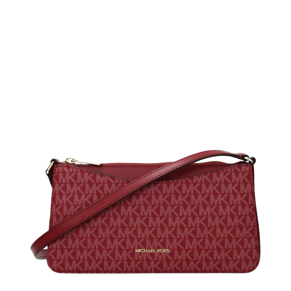 Michael Kors Red Fabric Crossbody Bag - Luxury Boutique Co