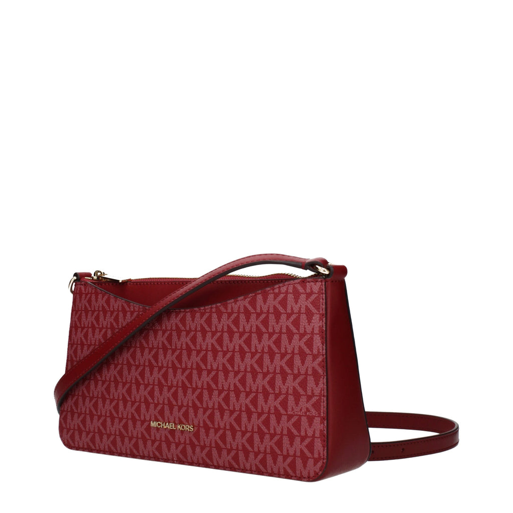 Michael Kors Red Fabric Crossbody Bag - Luxury Boutique Co