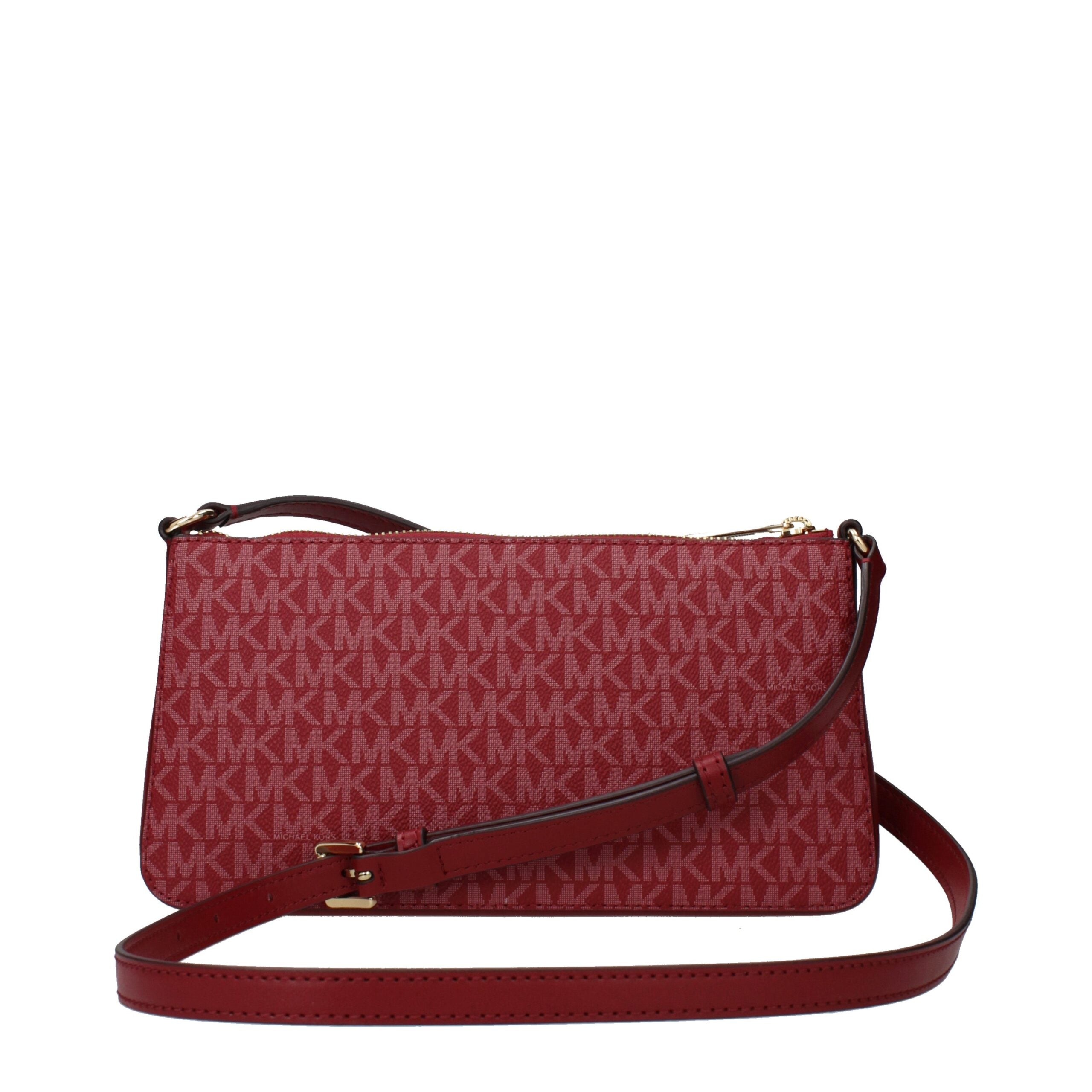 Michael Kors Red Fabric Crossbody Bag - Luxury Boutique Co