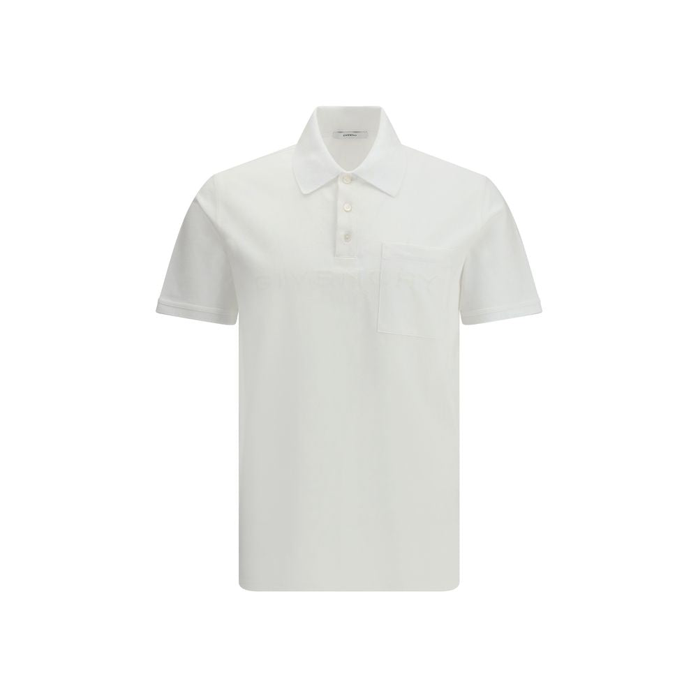 Givenchy White Cotton Polo Shirt - Luxury Boutique Co