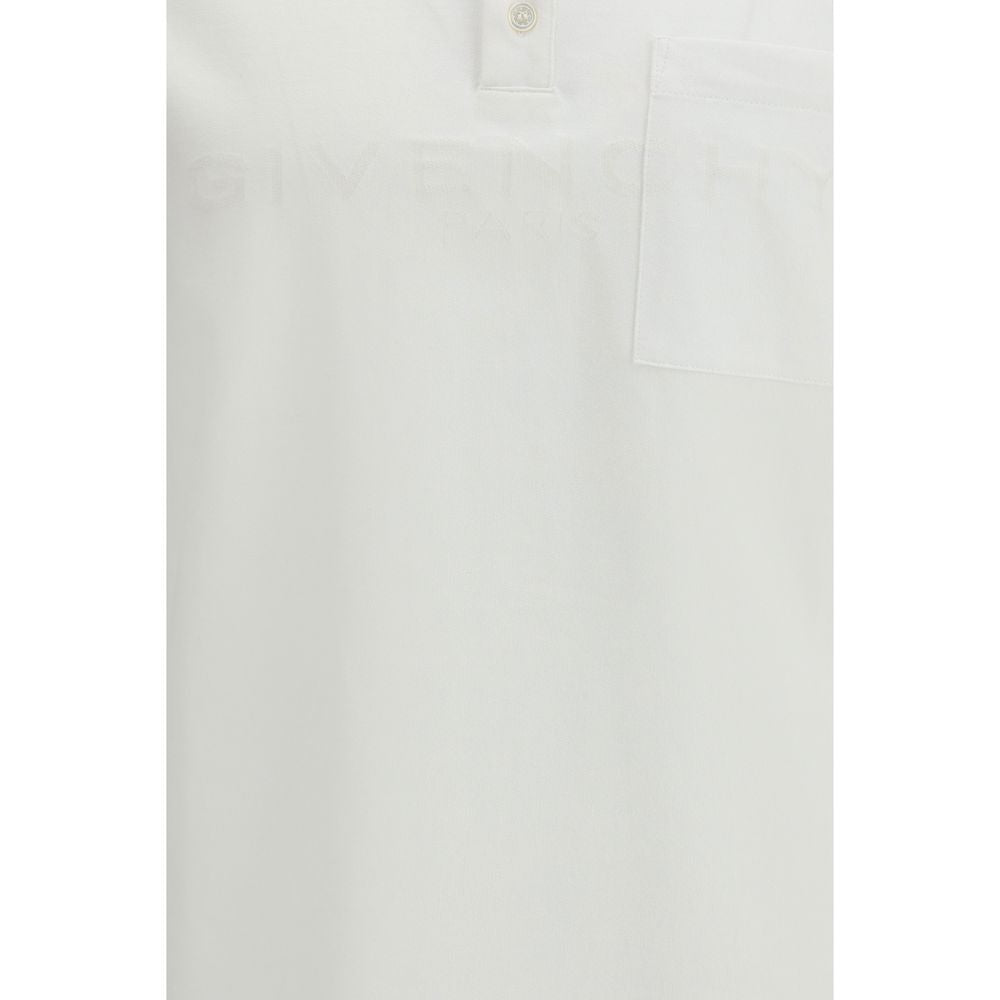 Givenchy White Cotton Polo Shirt - Luxury Boutique Co