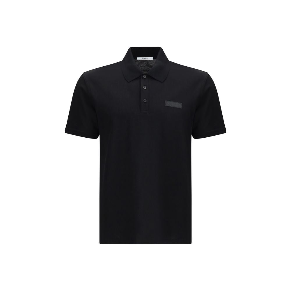 Givenchy Black Cotton Polo Shirt - Luxury Boutique Co