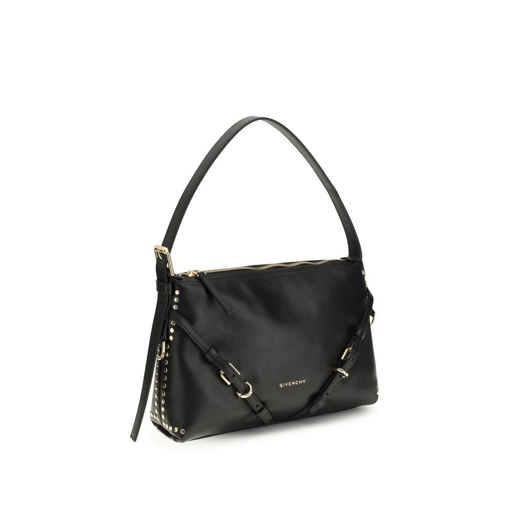 Givenchy Black Calf Leather Bos Taurus Shoulder Bag - Luxury Boutique Co