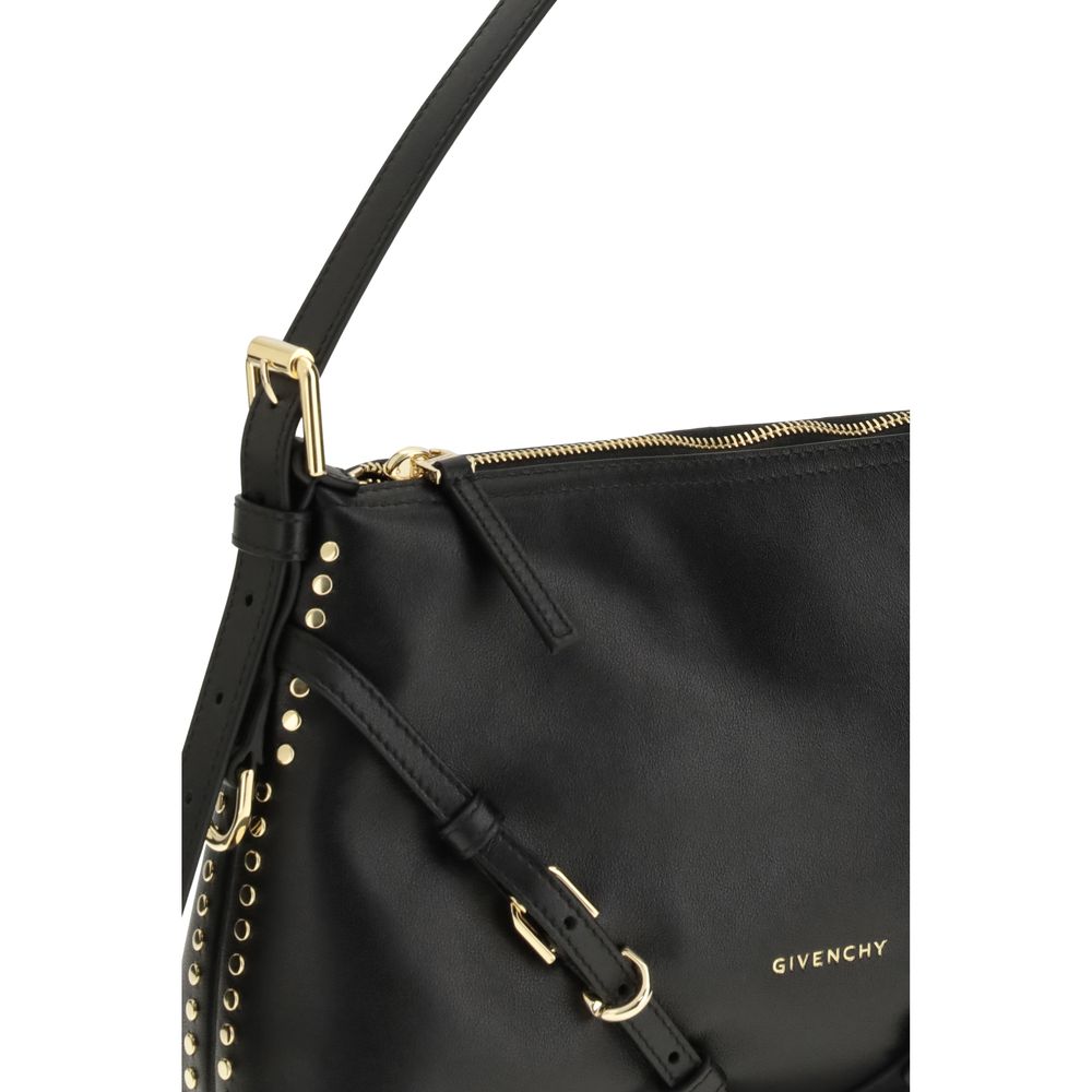 Givenchy Black Calf Leather Bos Taurus Shoulder Bag - Luxury Boutique Co