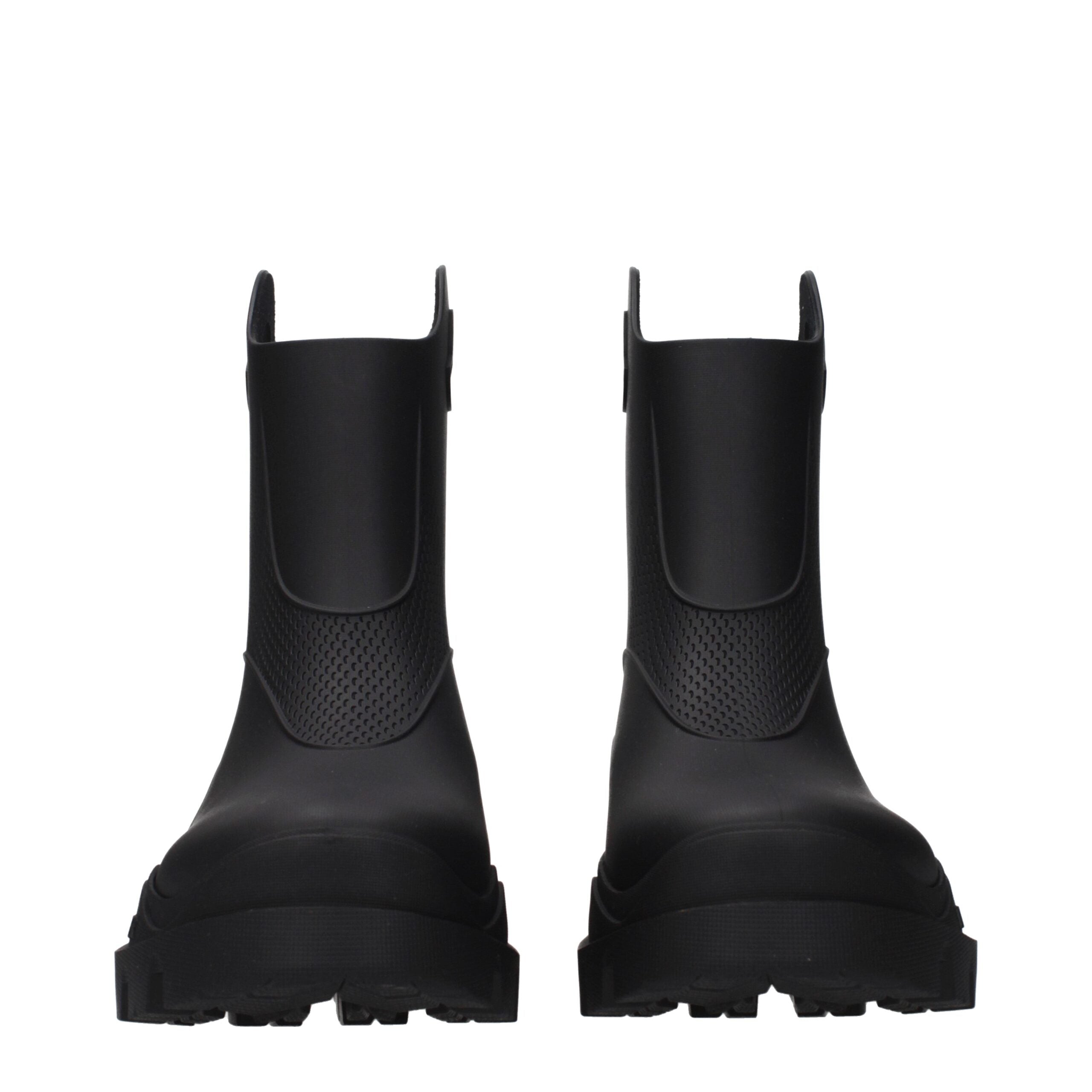 Moncler Black Cotton Ankle Boots - Luxury Boutique Co