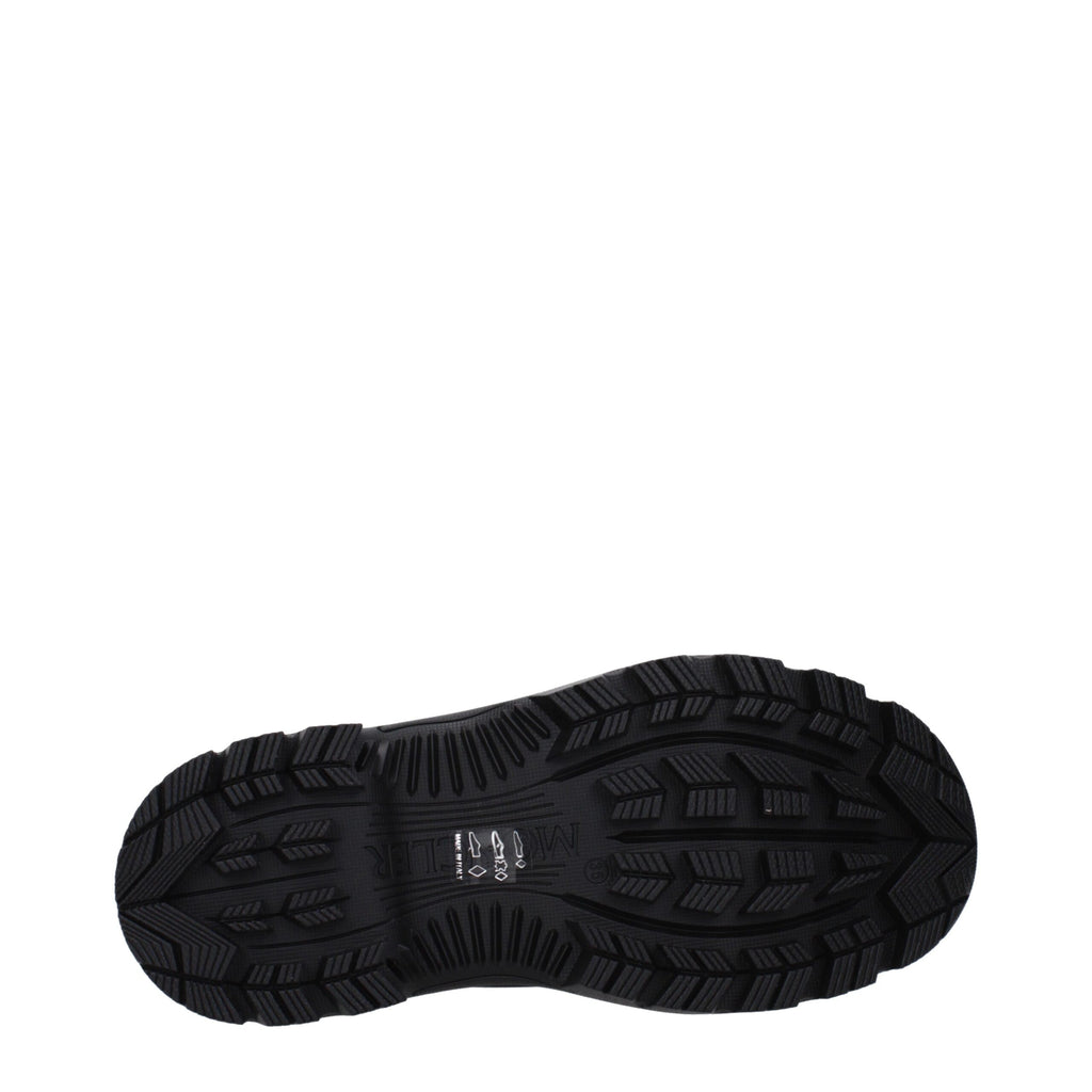 Moncler Black Cotton Ankle Boots - Luxury Boutique Co
