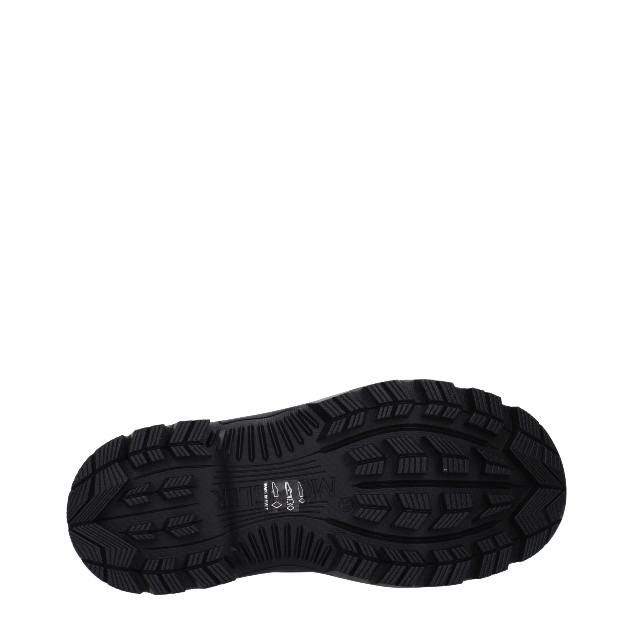 Moncler Black Cotton Ankle Boots - Luxury Boutique Co