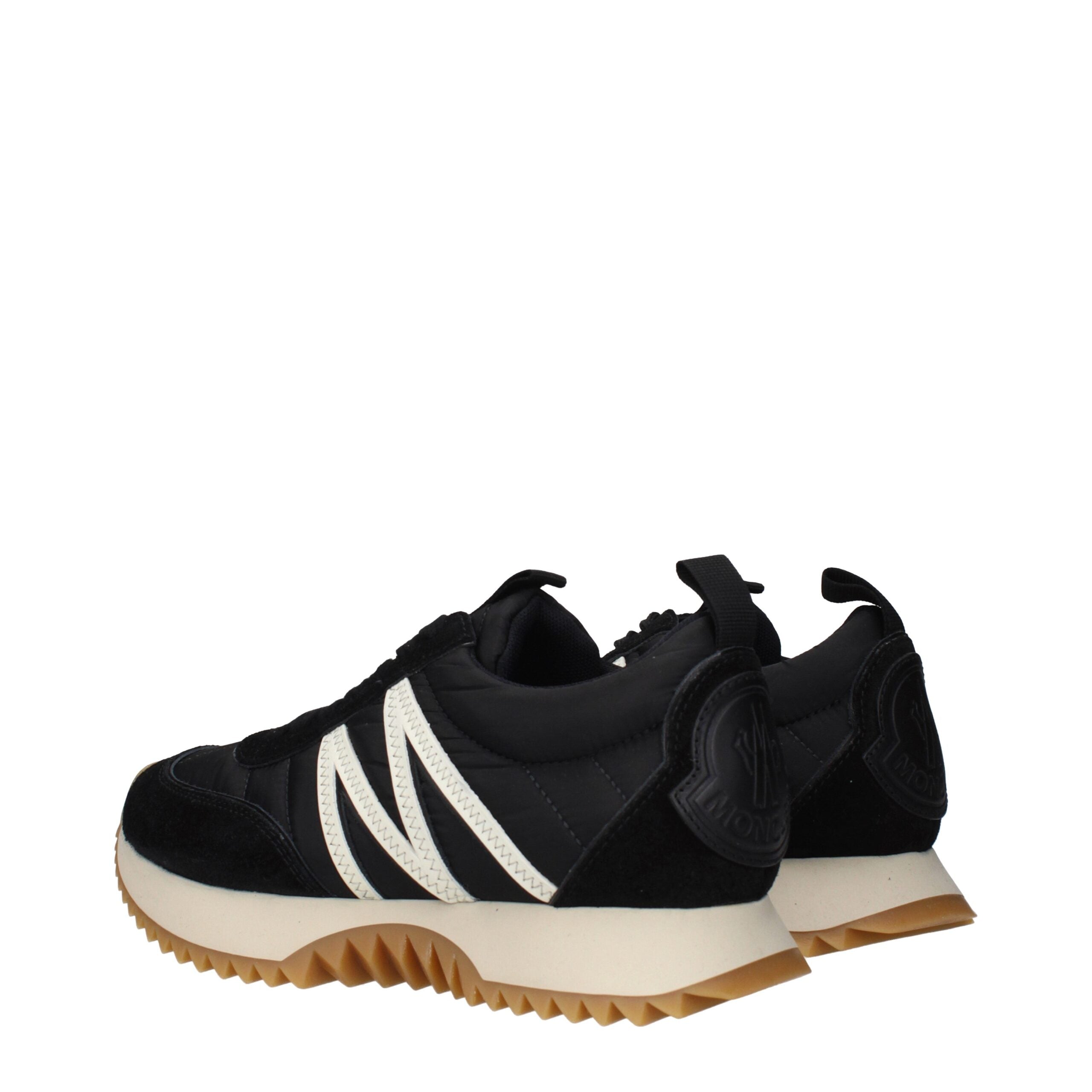 Moncler Black Fabric Low Top Sneakers - Luxury Boutique Co