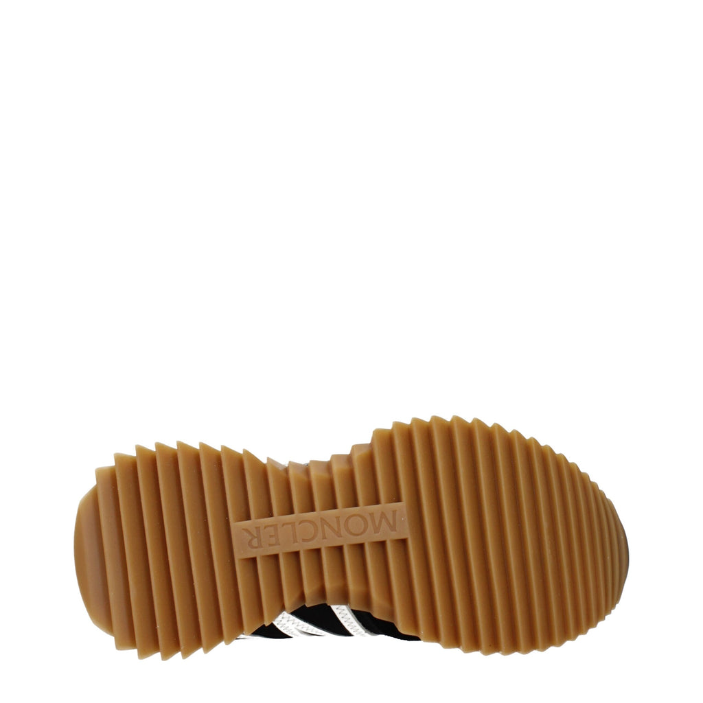 Moncler Black Fabric Low Top Sneakers - Luxury Boutique Co