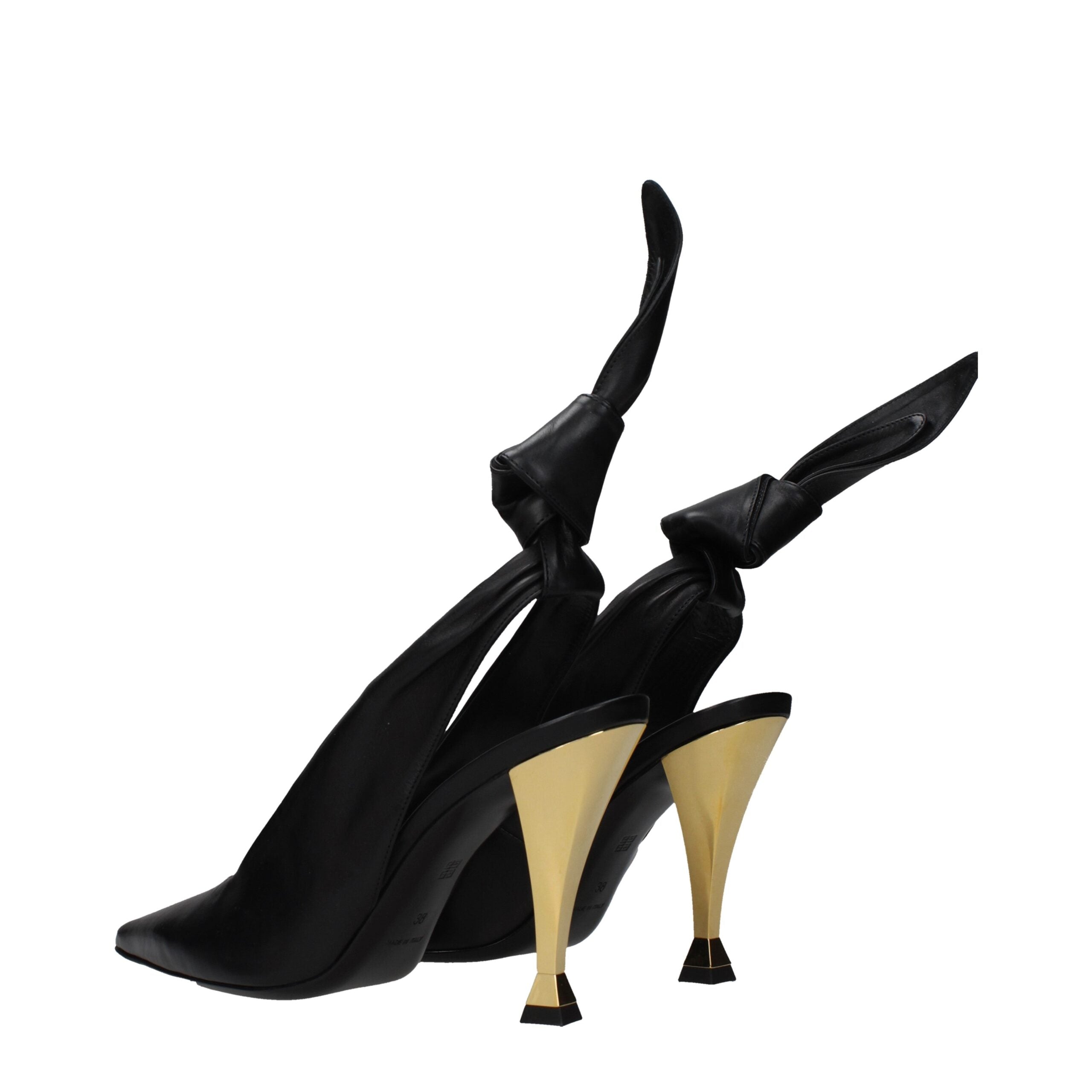 Givenchy Black Leather High Heel Pumps - Luxury Boutique Co