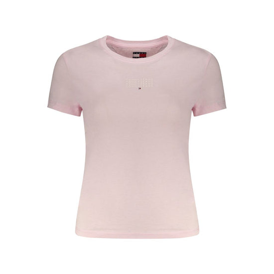 Tommy Hilfiger Rosa Cotton Women T-Shirt