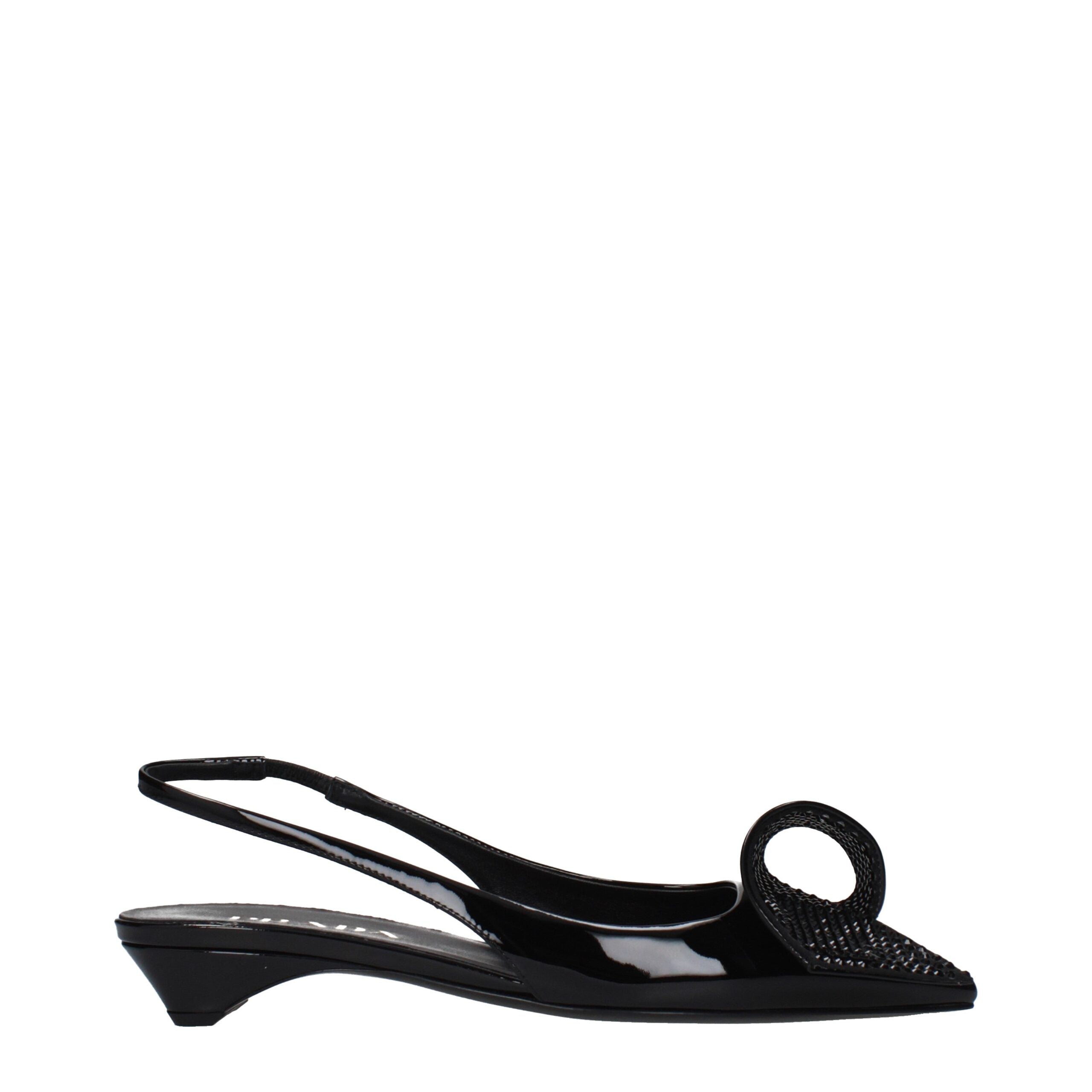 Prada Black Leather Flat Sandals - Luxury Boutique Co