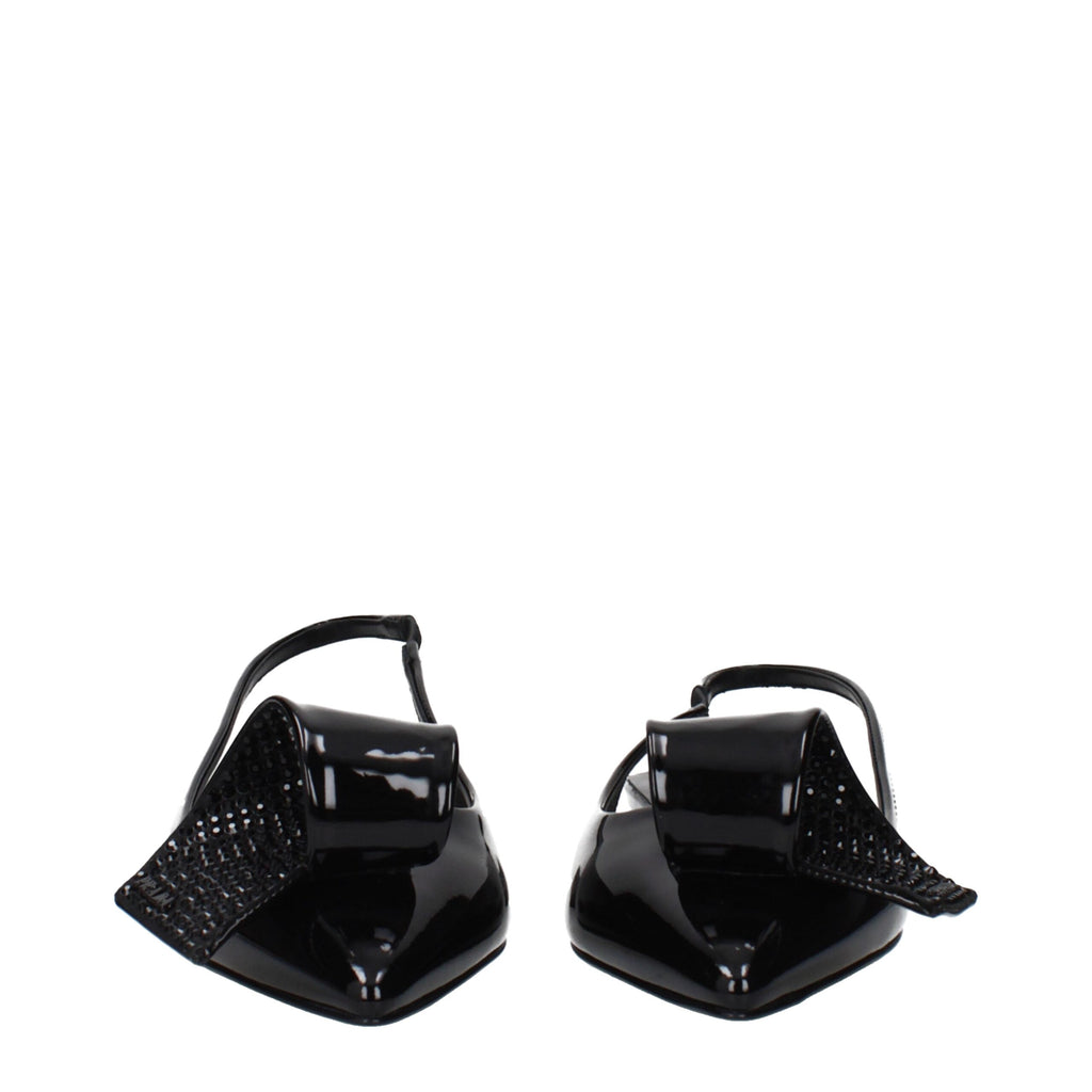 Prada Black Leather Flat Sandals - Luxury Boutique Co