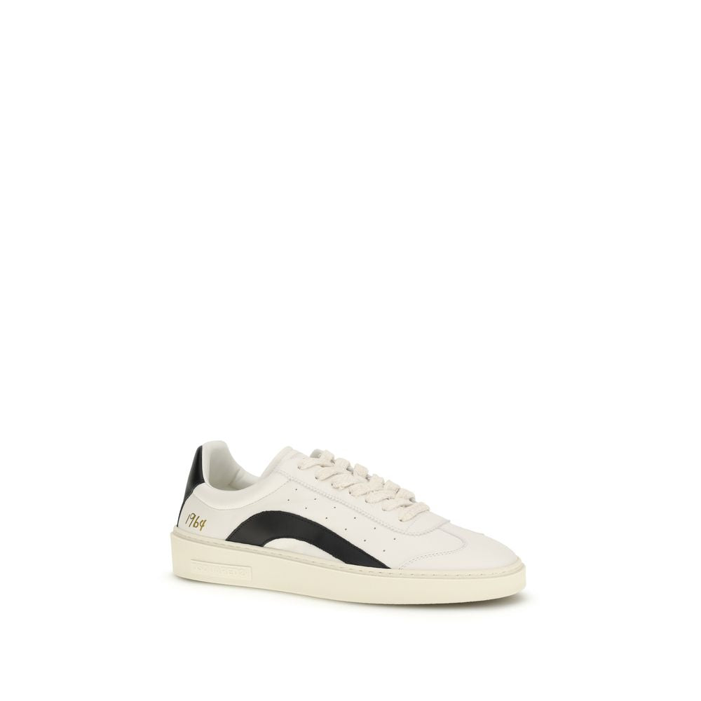 Dsquared² Multicolor Calf Leather Bos Taurus Low Top Sneakers - Luxury Boutique Co
