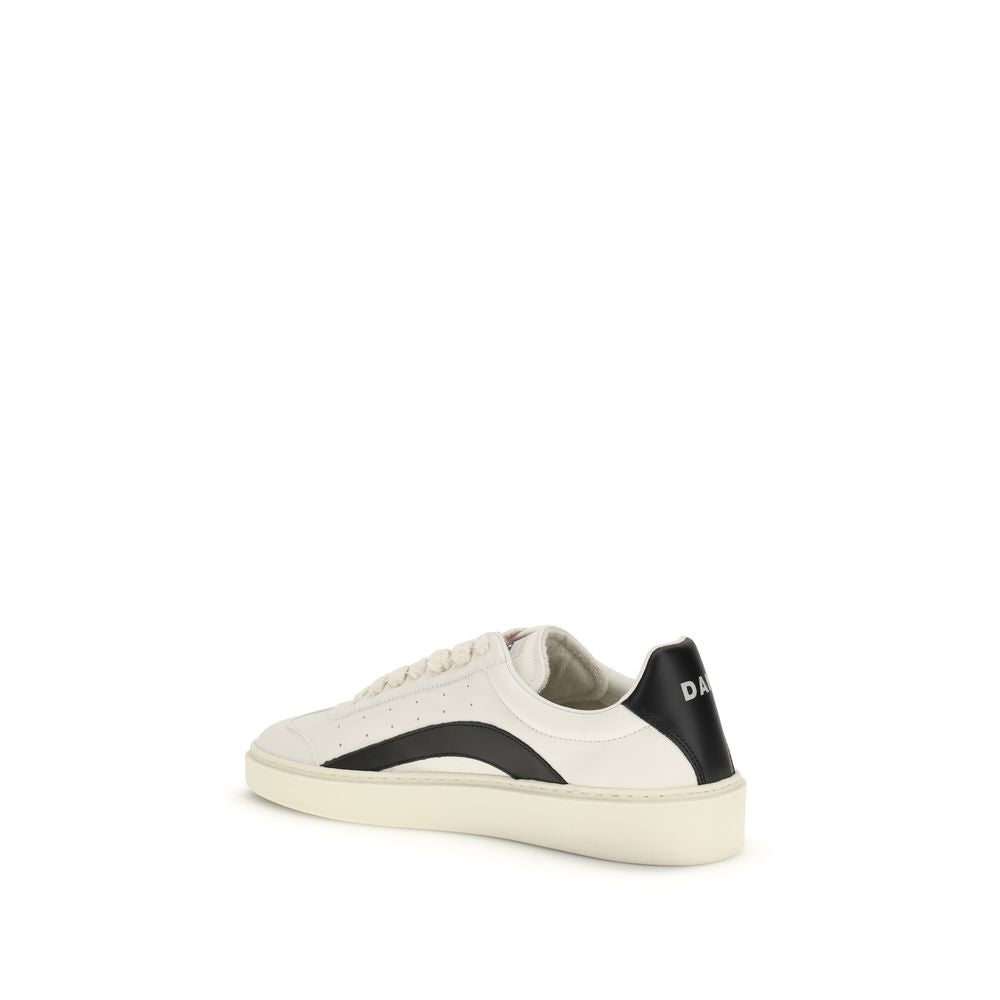 Dsquared² Multicolor Calf Leather Bos Taurus Low Top Sneakers - Luxury Boutique Co