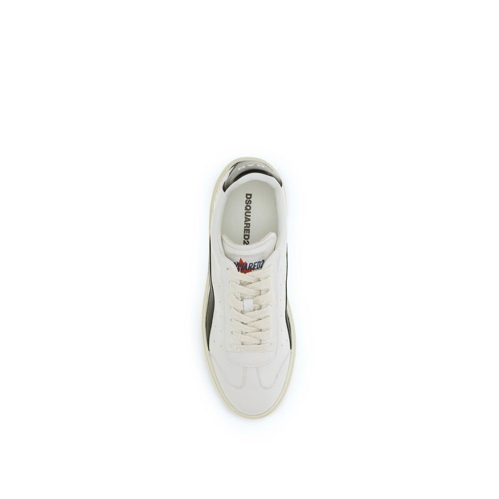 Dsquared² Multicolor Calf Leather Bos Taurus Low Top Sneakers - Luxury Boutique Co